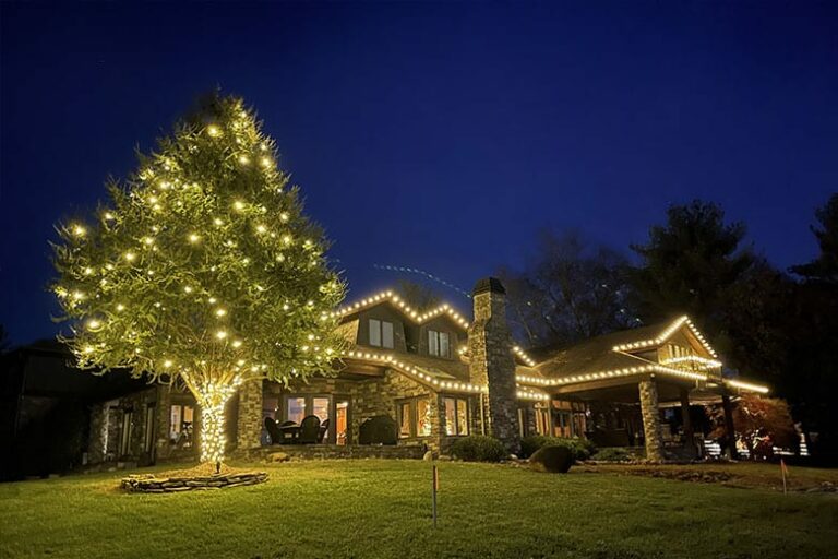 residential Christmas light installation Knoxville